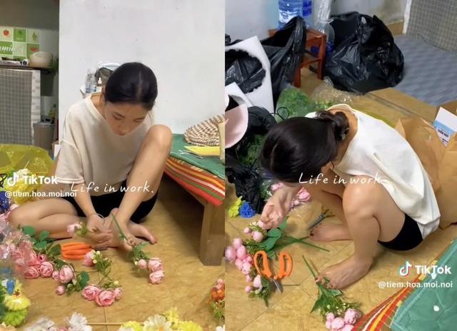 Lan tỏa trên mạng xã hội: 'Không hoa tay' nhưng vẫn cắm hoa, yêu đời - Ảnh 2.