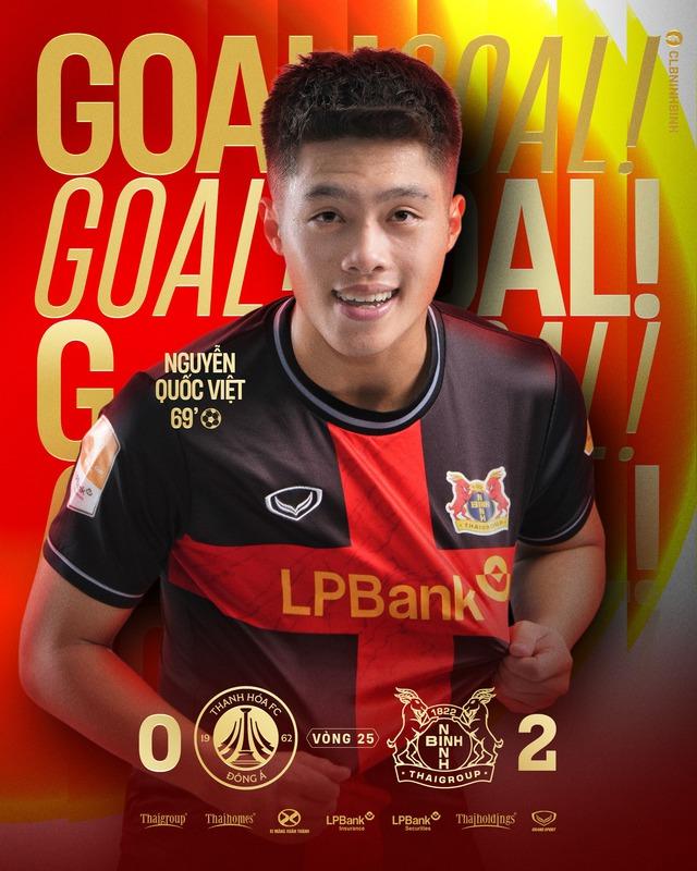 Tân HLV Chu Đình Nghiêm ra mắt mỹ mãn, Ninh Bình đánh bại Thanh Hóa: Leo thẳng tốp 3 V-League- Ảnh 2.