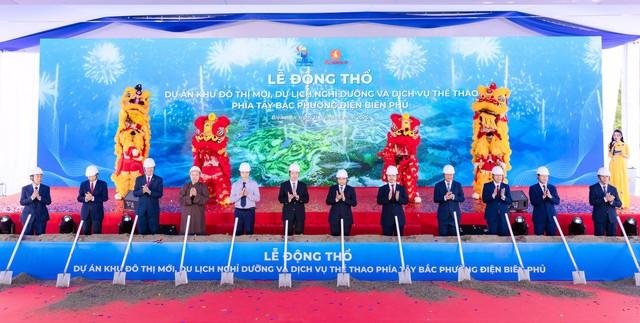 Vingroup động thổ đại đô thị lớn nhất Điện Biên - Ảnh 1.