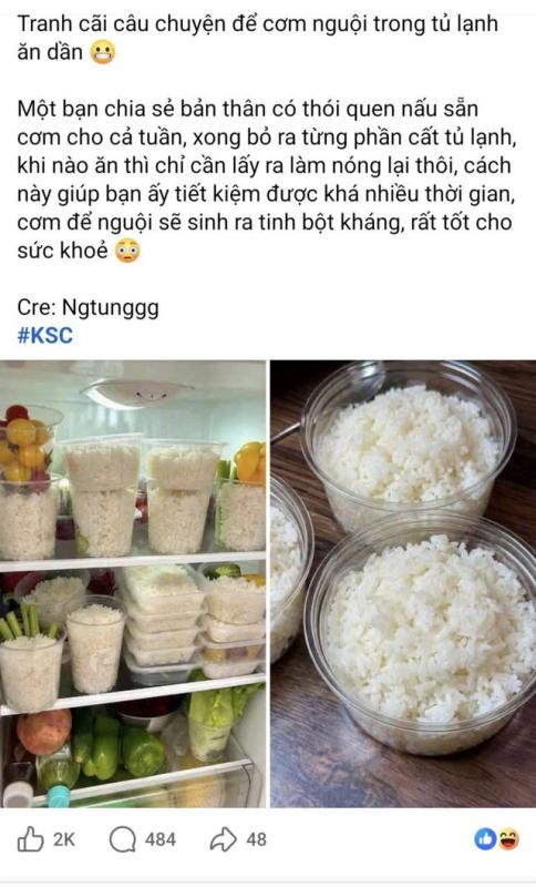 Nấu cơm để trong tủ lạnh ăn cả tuần, có được không? - Ảnh 1.