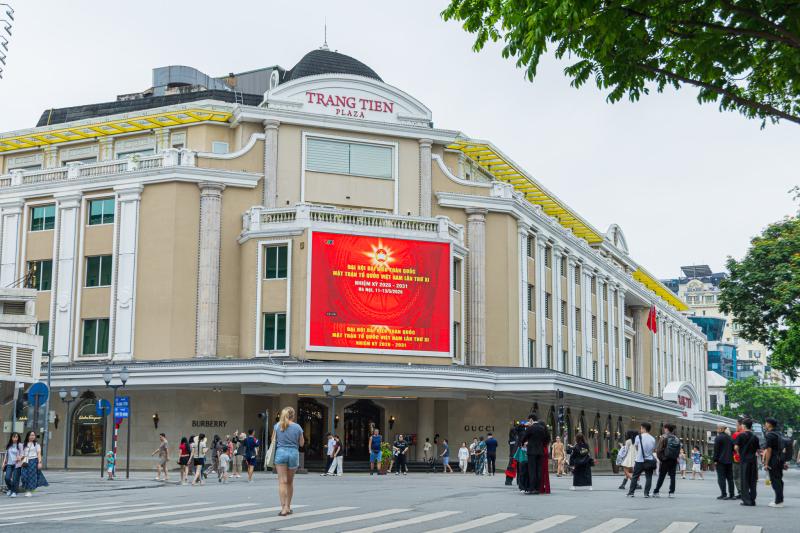 Hà Nội rực rỡ cờ hoa trước thềm Đại hội MTTQ Việt Nam lần thứ XI- Ảnh 3.