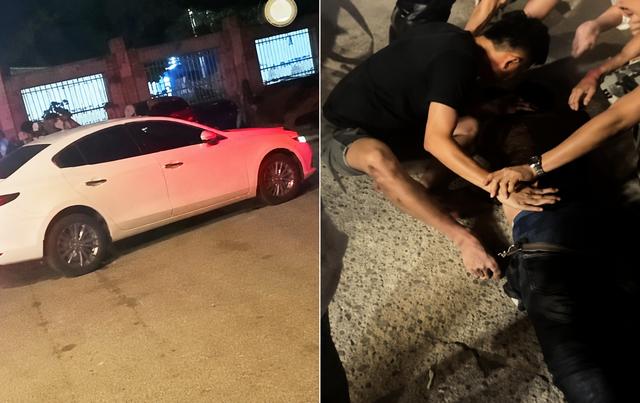 Xác minh vụ tài xế lái xe ô tô cán qua người đàn ông vì mâu thuẫn - Ảnh 1.