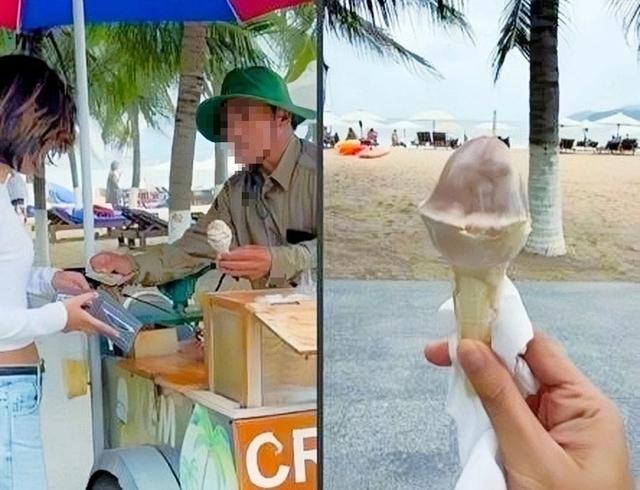 Xử phạt người bán kem dạo ở Nha Trang bị tố ‘chặt chém’ du khách- Ảnh 2.