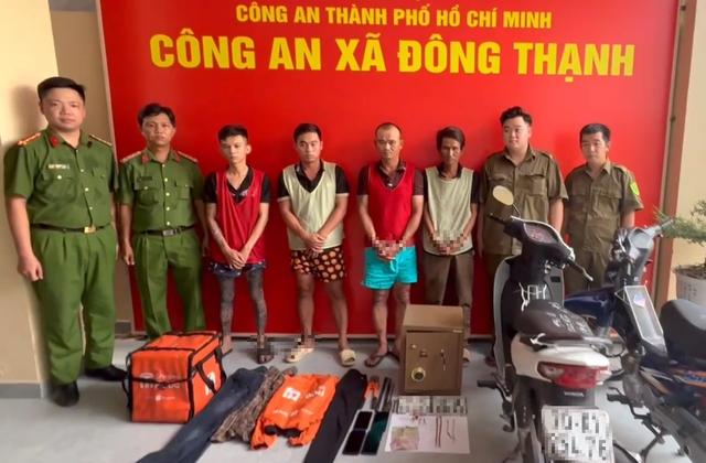 TP.HCM: Bắt nhóm người gây ra loạt vụ trộm cắp tài sản - Ảnh 1.