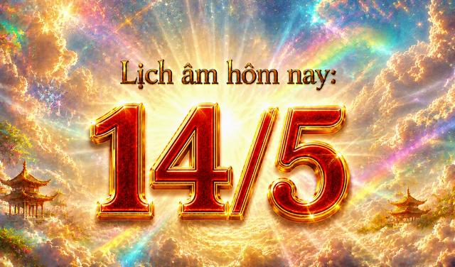 Lịch âm hôm nay: Ngày 14.5 là ngày gì đặc biệt? - Ảnh 1.