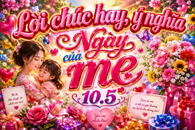 Lời chúc Ngày của mẹ 10.5 hay và ý nghĩa  - Ảnh 1.