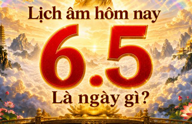 Lịch âm hôm nay: Ngày 6.5 là ngày gì mà nhiều người quan tâm? - Ảnh 1.
