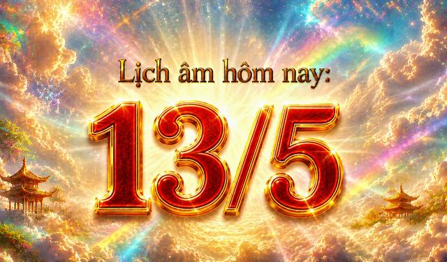 Lịch âm hôm nay: Ngày 13.5 là ngày gì mà người Việt quan tâm? - Ảnh 1.