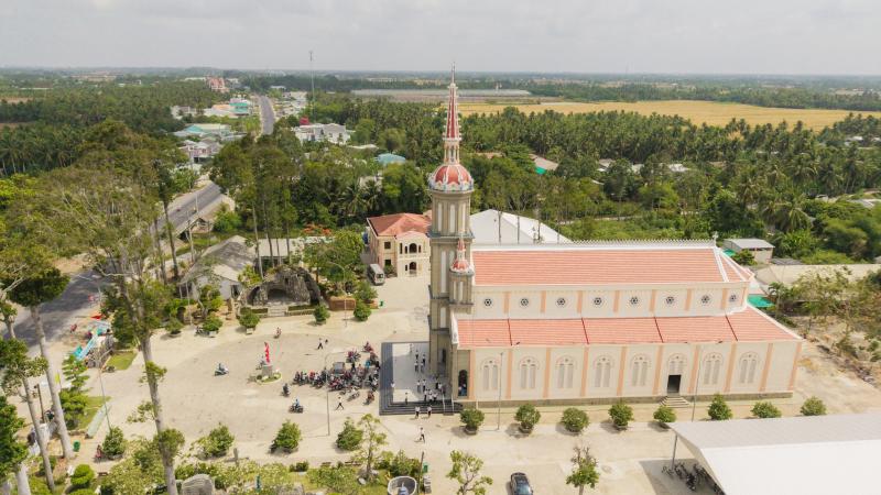 Nhà thờ Phước Hảo và dấu ấn 200 năm lịch sử ở vùng đầm lầy Giồng Rùm- Ảnh 2.