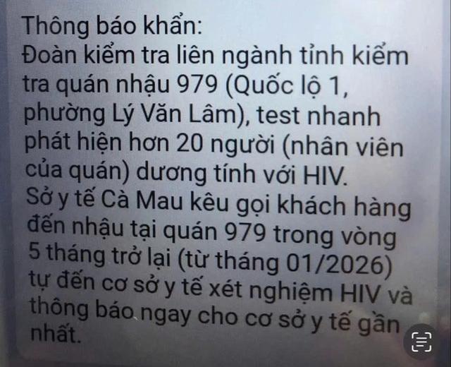 Chủ nhà hàng Cà Mau trình báo công an sau tin đồn có nhân viên nhiễm HIV  - Ảnh 1.