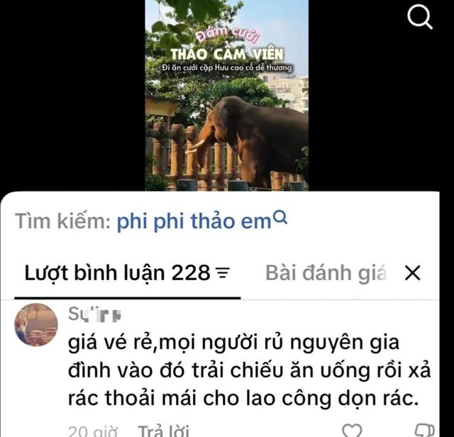 Bình luận 'xả rác thoải mái cho lao công dọn' ở Thảo Cầm Viên gây bức xúc - Ảnh 1.