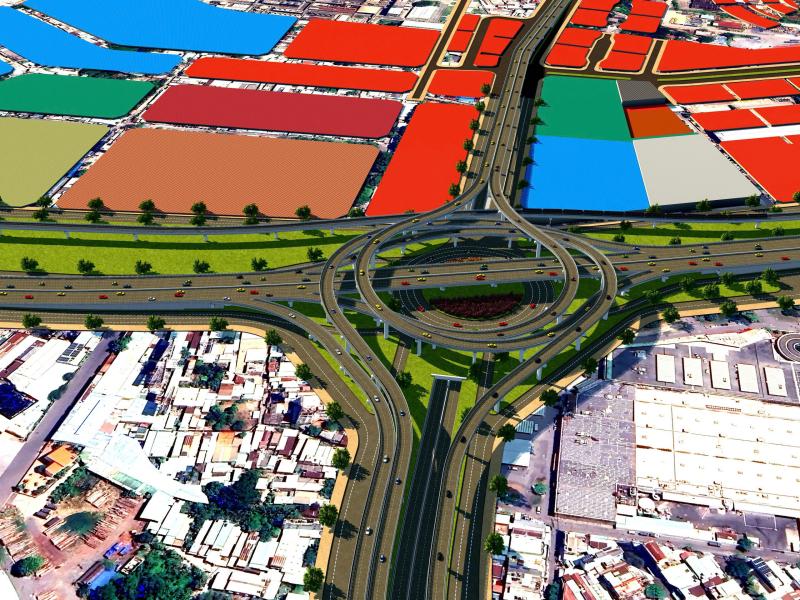 Ngắm phối cảnh đường trên cao dọc QL 51 nối TP.HCM với Đồng Nai - Ảnh 3.