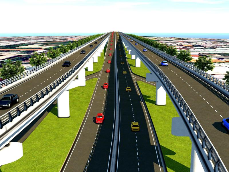 Ngắm phối cảnh đường trên cao dọc QL 51 nối TP.HCM với Đồng Nai - Ảnh 7.