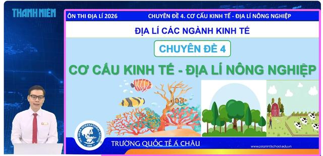 Bí quyết ôn thi tốt nghiệp THPT đạt điểm cao: Cơ cấu kinh tế nông nghiệp - Ảnh 1.