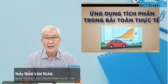 Bí quyết ôn thi tốt nghiệp THPT đạt điểm cao: Bài toán thực tế với tích phân - Ảnh 1.