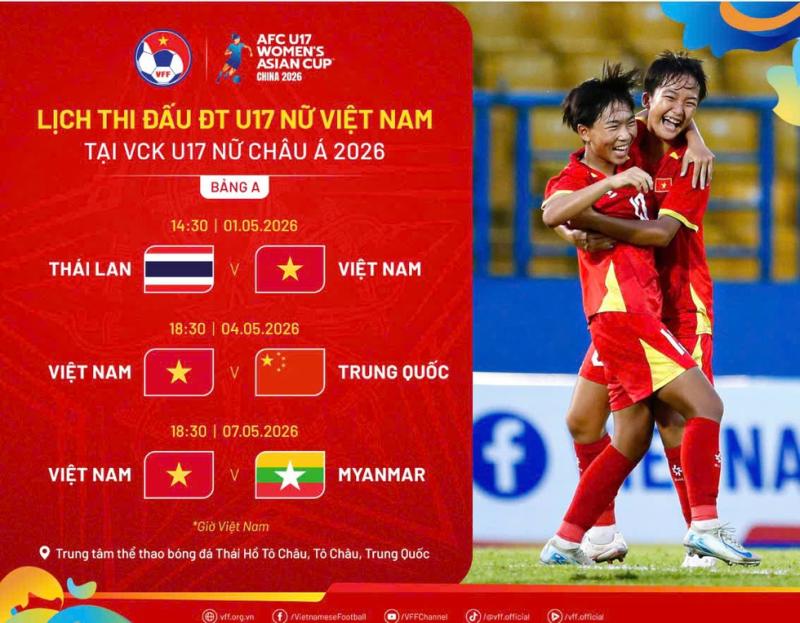 U.17 nữ Việt Nam hòa nghẹt thở U.17 nữ Thái Lan ở giải châu Á: Đấu Trung Quốc ngày nào?- Ảnh 3.