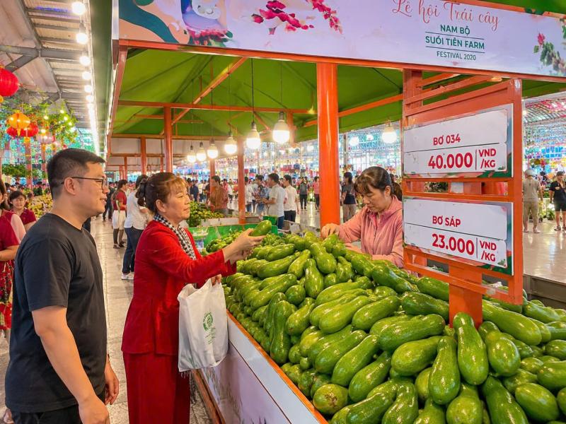 Lễ hội trái cây Nam bộ 2026 khai mạc, hàng ngàn người đổ về Suối Tiên - Ảnh 7.