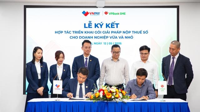 VPBank và VNPAY đẩy mạnh giải pháp nộp thuế số cho khách hàng doanh nghiệp - Ảnh 1.
