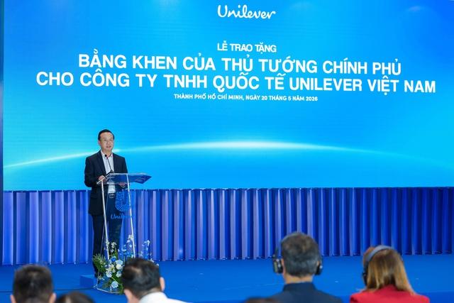 Unilever Việt Nam nhận bằng khen của Thủ tướng  - Ảnh 1.