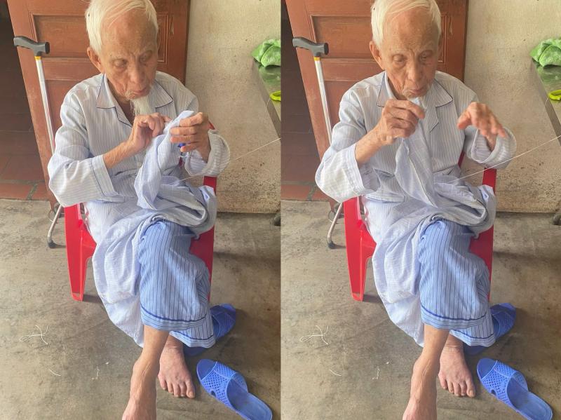 101 tuổi vẫn minh mẫn, cụ ông khiến nhiều người ngưỡng mộ - Ảnh 1.