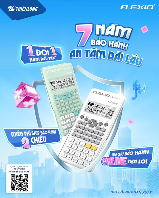 Máy tính khoa học FLEXIO đạt chuẩn mang vào phòng thi - Ảnh 6.