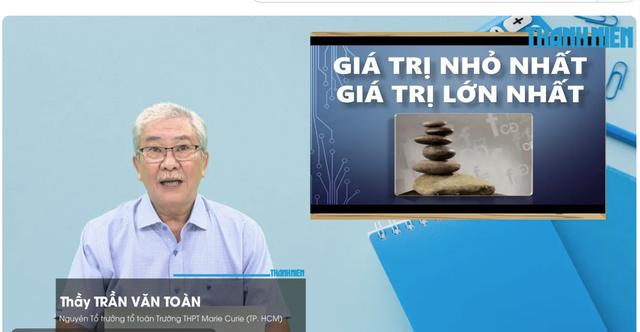Bí quyết ôn thi tốt nghiệp THPT đạt điểm cao: Min, max trong trắc nghiệm đúng-sai - Ảnh 1.