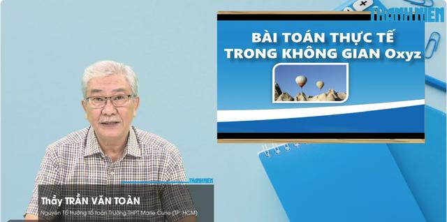 Bí quyết ôn thi tốt nghiệp THPT đạt điểm cao: Bài toán thực tế trong không gian - Ảnh 1.