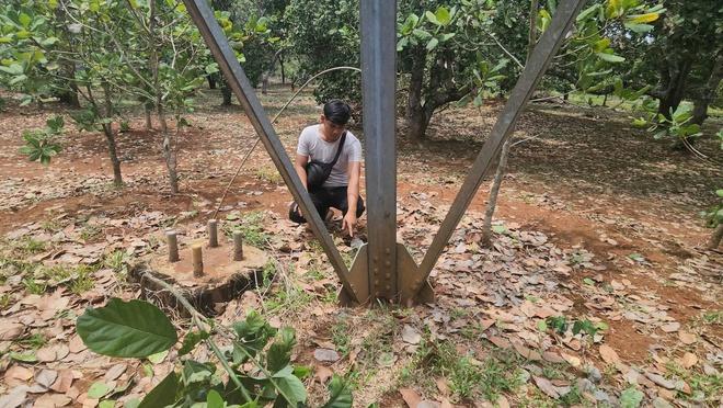 Đồng Nai: Trụ điện 110kV không có đai ốc ngã đổ gây bất an- Ảnh 9.