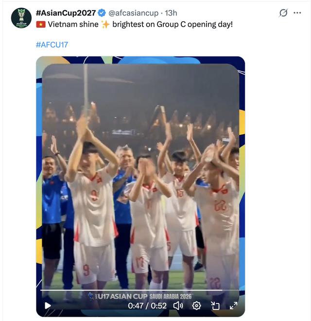 AFC công bố video cực ‘chất’ của U.17 Việt Nam: ‘Tỏa sáng rực rỡ nhất…’- Ảnh 1.