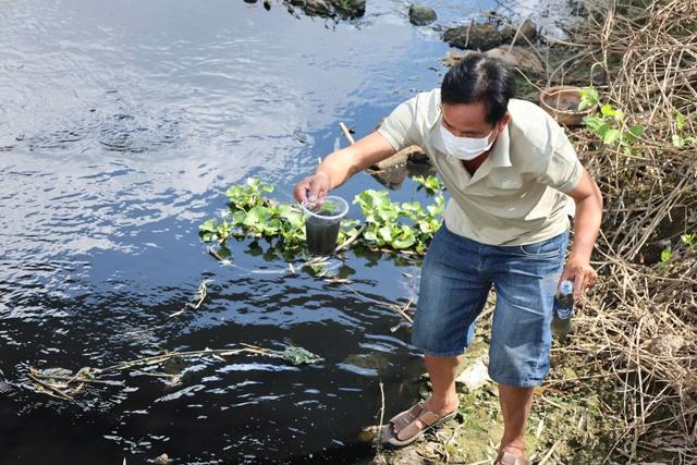 Kênh chìm Sơn Tịnh ở Quảng Ngãi bốc mùi: Chỉ số Coliform vượt chuẩn 48 lần- Ảnh 3.