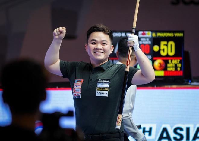 Billiards: Bao Phương Vinh ngược dòng không tưởng thắng số 1 thế giới, Trần Quyết Chiến dừng bước- Ảnh 2.