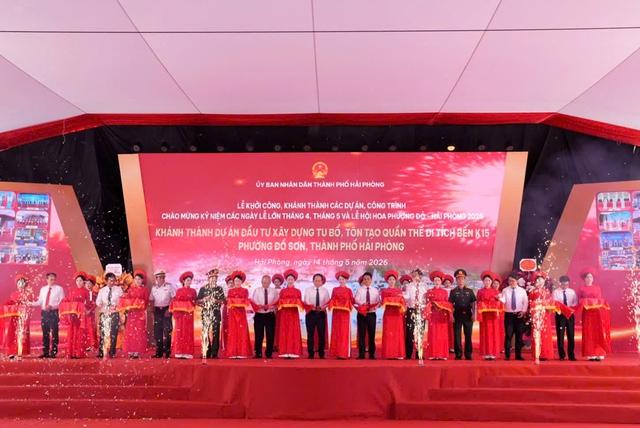 Hải Phòng khởi công, khánh thành 14 dự án hơn 24.700 tỉ - Ảnh 1.