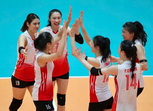 CLB Binh chủng Thông tin thắng trận mở màn giải bóng chuyền nữ quốc tế VTV9-Bình Điền- Ảnh 3.