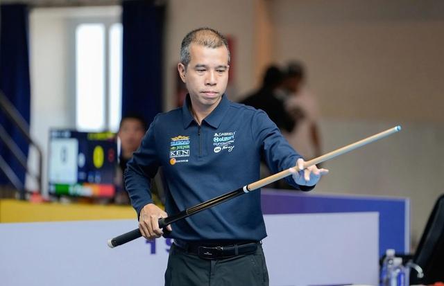 Billiards: Trần Quyết Chiến bất ngờ bị loại, 4 cơ thủ Việt Nam vào vòng knock-out- Ảnh 1.