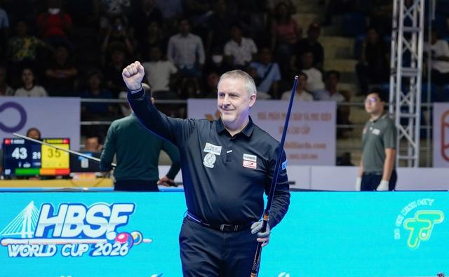 Billiards: Đôi công mãn nhãn, thiên tài Caudron thắng kịch tính thần đồng Hàn Quốc- Ảnh 1.