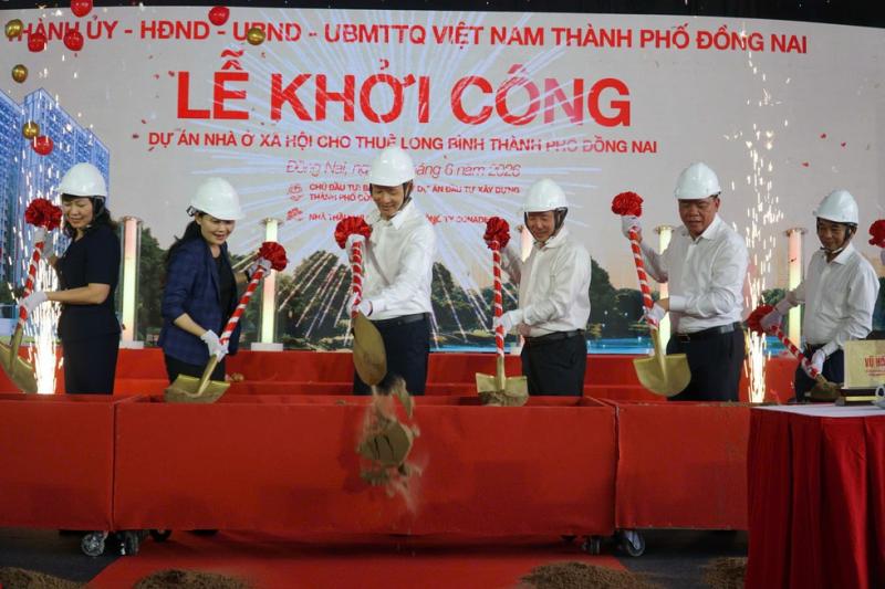 Đồng Nai: Khởi công dự án nhà ở xã hội cho thuê đầu tiên trên cả nước- Ảnh 1.