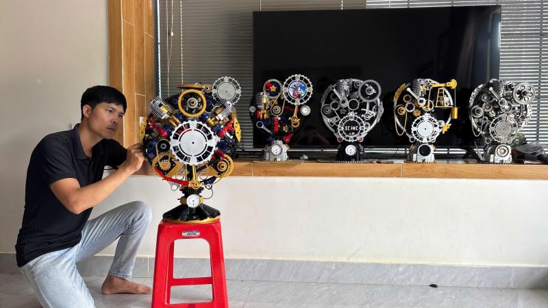 Từng bị chê viển vông, chàng trai biến sắt vụn thành đồng hồ cơ khí độc đáo - Ảnh 7.