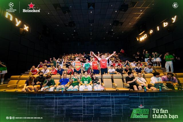 FanStation bùng nổ tinh thần 'từ fan thành bạn' đêm PSG bảo vệ ngôi vương trước Arsenal- Ảnh 1.