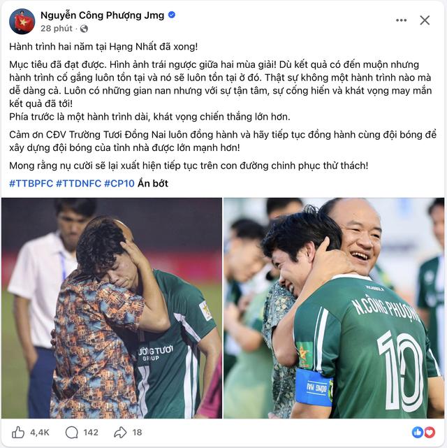 Công Phượng gây sốt khi nói cực hay về chức vô địch của Trường Tươi Đồng Nai và…- Ảnh 1.