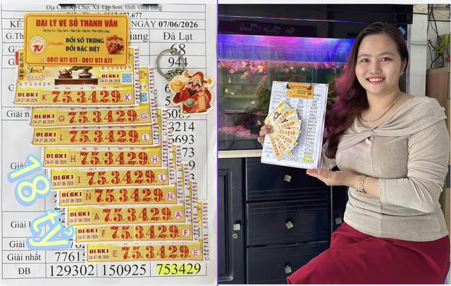 5 người trúng 18 tỉ xổ số miền Nam, 'không hẹn mà gặp' ở một đại lý - Ảnh 1.