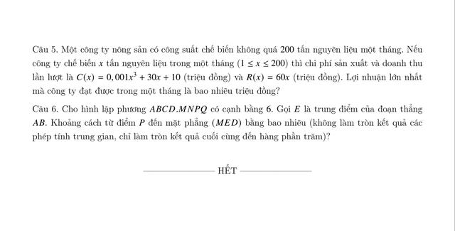 Thi tốt nghiệp THPT 2026: Xem gợi ý giải đề thi môn toán tại đây - Ảnh 6.