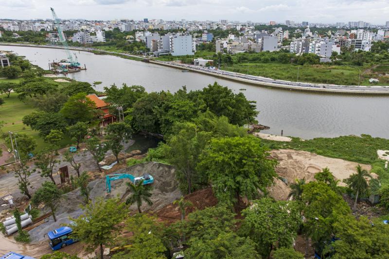 Toàn cảnh nơi TP.HCM xây cầu Vàm Thuật hơn 1.100 tỉ nối vùng ven đến trung tâm- Ảnh 1.