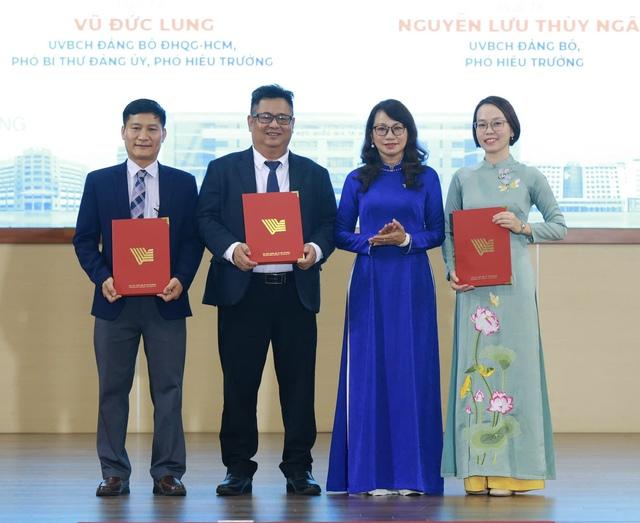 Bổ nhiệm loạt hiệu trưởng, hiệu phó các trường thành viên ĐH Quốc gia TP.HCM - Ảnh 5.