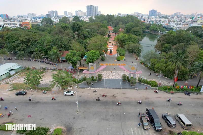 Bên trong Công viên Lê Thị Riêng, nơi đang tìm mộ liệt sĩ hy sinh năm 1968 - Ảnh 2.
