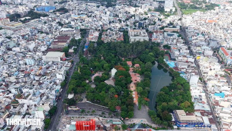 Bên trong Công viên Lê Thị Riêng, nơi đang tìm mộ liệt sĩ hy sinh năm 1968 - Ảnh 1.