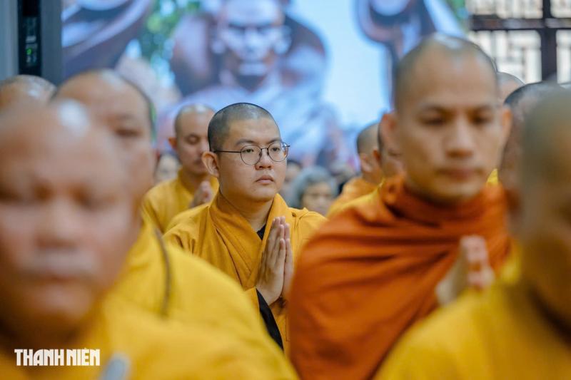 Trang nghiêm lễ tưởng niệm 63 năm Bồ tát Thích Quảng Đức vị pháp thiêu thân tại TP.HCM - Ảnh 6.