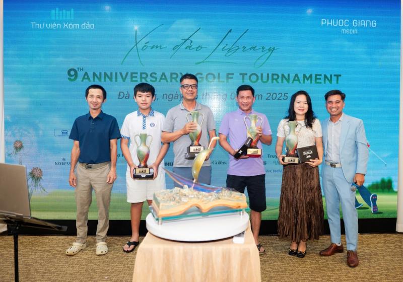 Giải golf gây quỹ mang tri thức đến với trẻ em nghèo nông thôn - Ảnh 1.