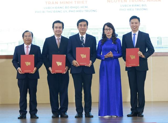 Bổ nhiệm loạt hiệu trưởng, hiệu phó các trường thành viên ĐH Quốc gia TP.HCM - Ảnh 3.