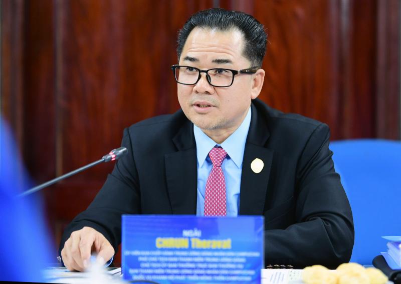 T.Ư Đoàn hội đàm với Ban Thanh niên T.Ư Đảng Nhân dân Campuchia - Ảnh 3.