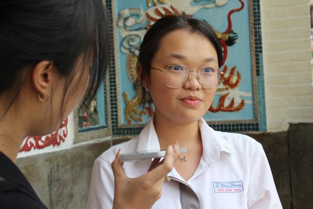 Thí sinh Trường THPT chuyên Lê Hồng Phong nói gì về đề lịch sử tốt nghiệp? - Ảnh 2.